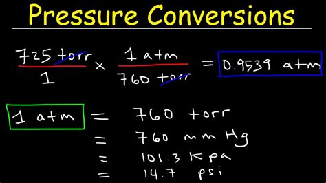 how many pa are in 643.27 torr of pressure.